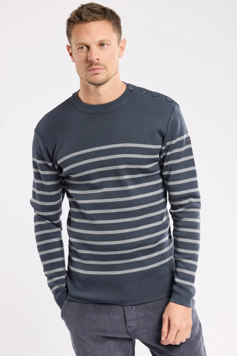 Stylish Goulenez fisherman’s jumper – wool Consistent