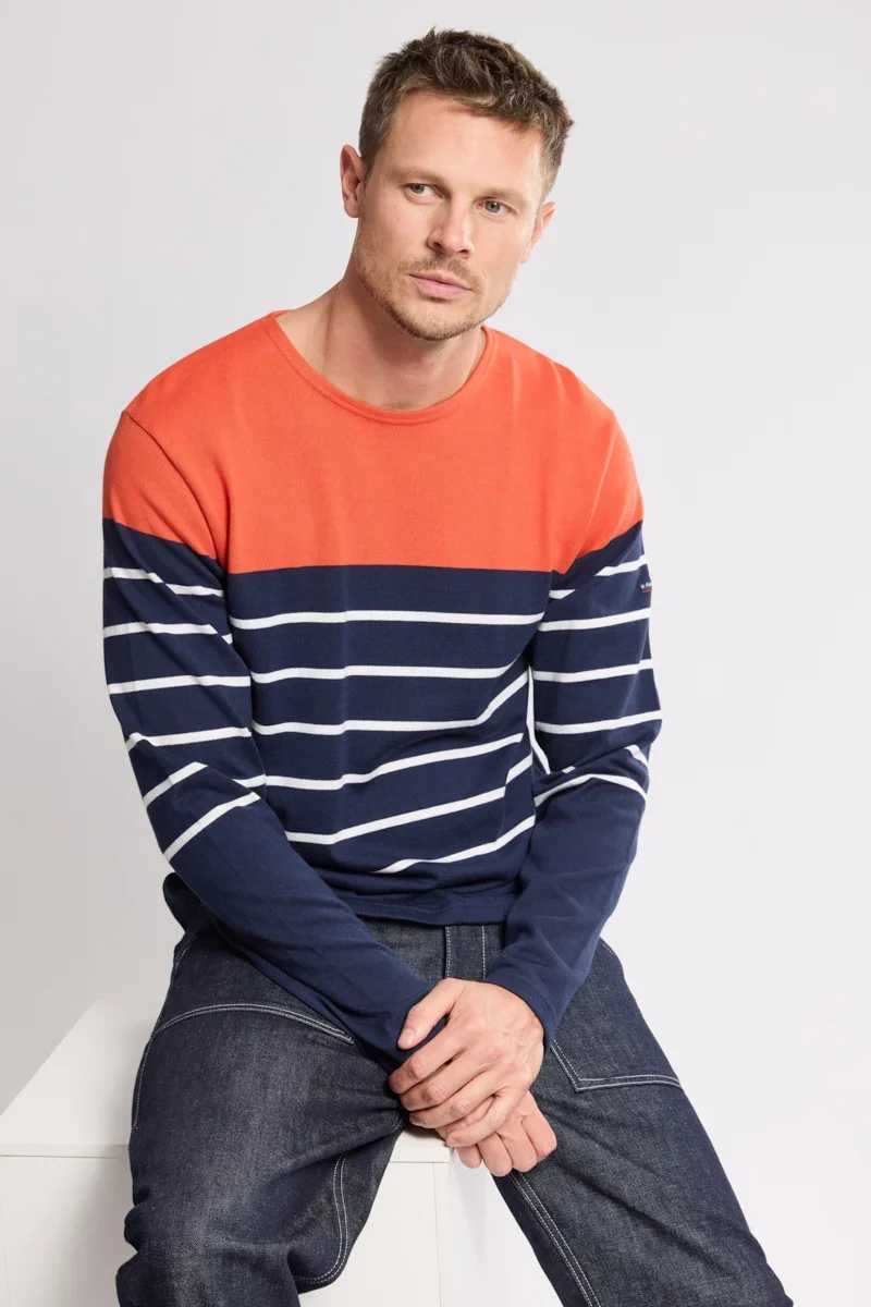 Casual Breton striped shirt – cotton Specialty