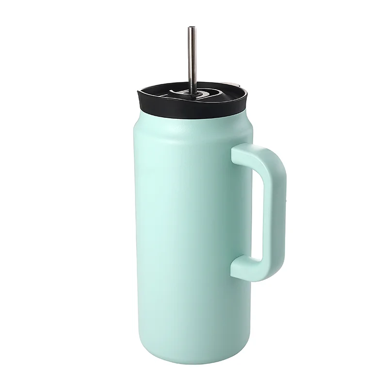 Advanced Stainless Steel Tumbler with Handle 19313D Green