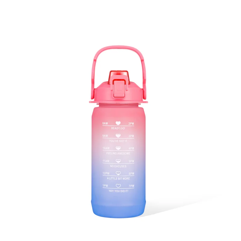 Elegant 2000ml Large Plastic Water Bottle BPA- Premium