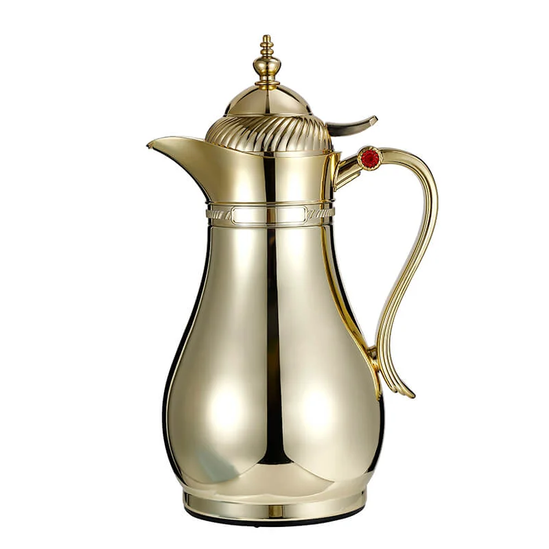 High-Performance 1L ABS Plastic Outer Arabic Pot with Glass Inner EHO18003 Safe