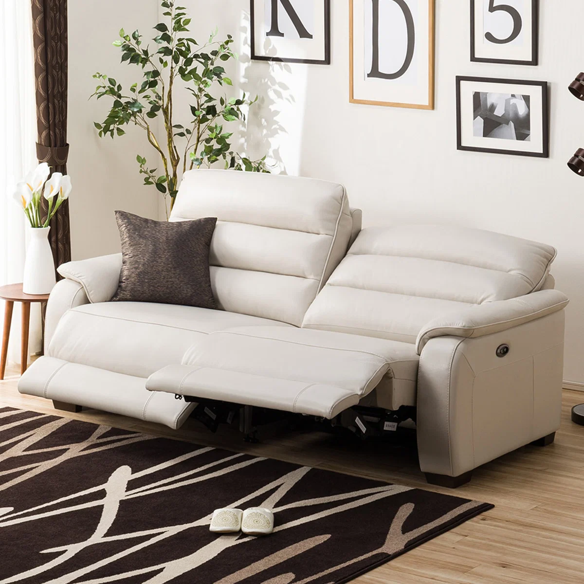 Fine Crafted 3 SEAT RECLINER SOFA CRONA NV LGY Elegant
