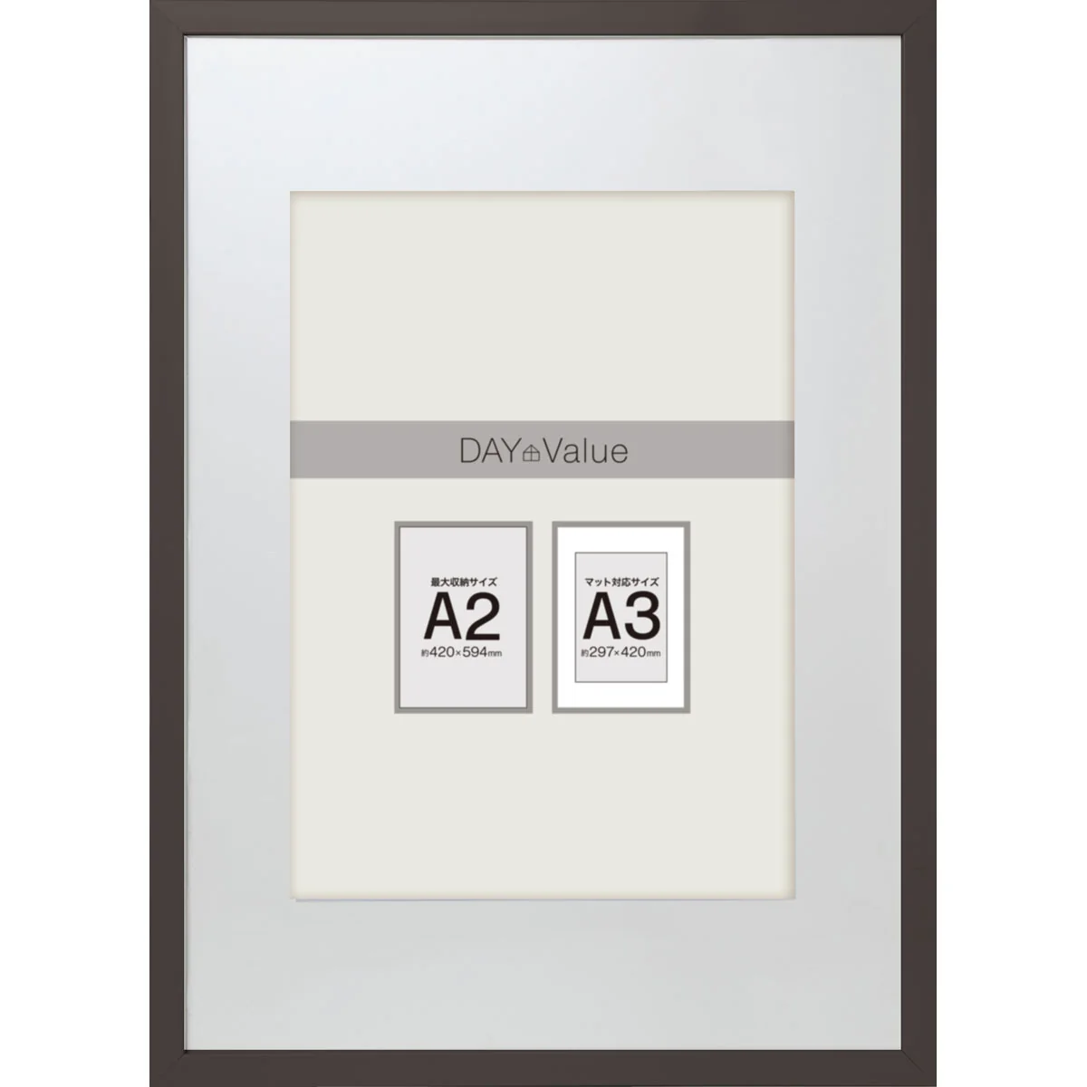 Fashionable PICTURE FRAME A2 A3 W MAT DBR N3 High-Grade