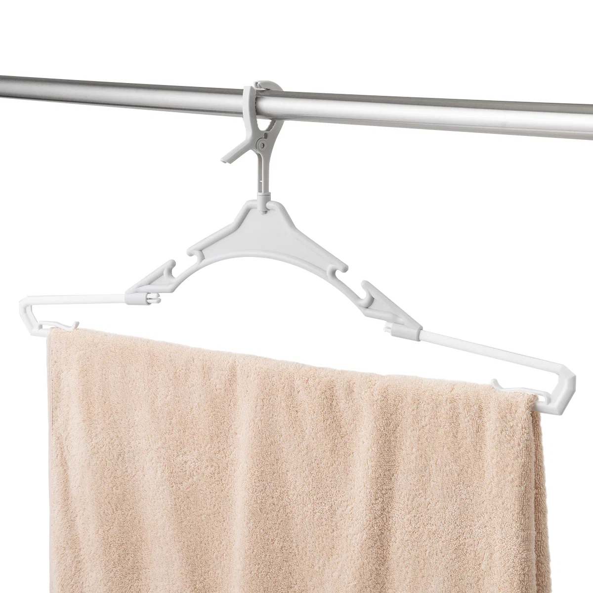 Artisan EXTENSION BATH TOWEL HANGER 3P LGY WH Convenient