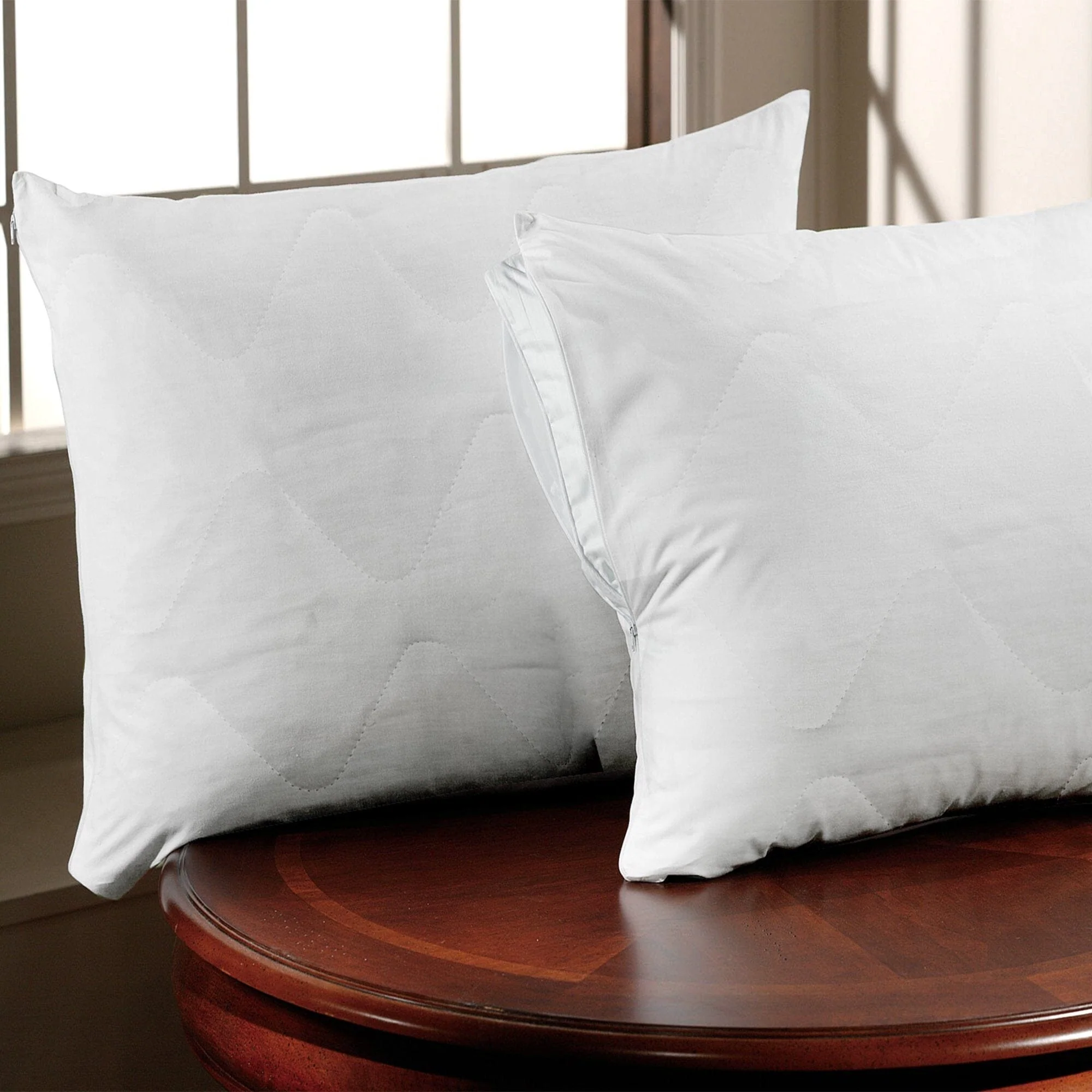 Healthy Percale 180 Thread Count Polycotton Pillow Protectors Prestigious