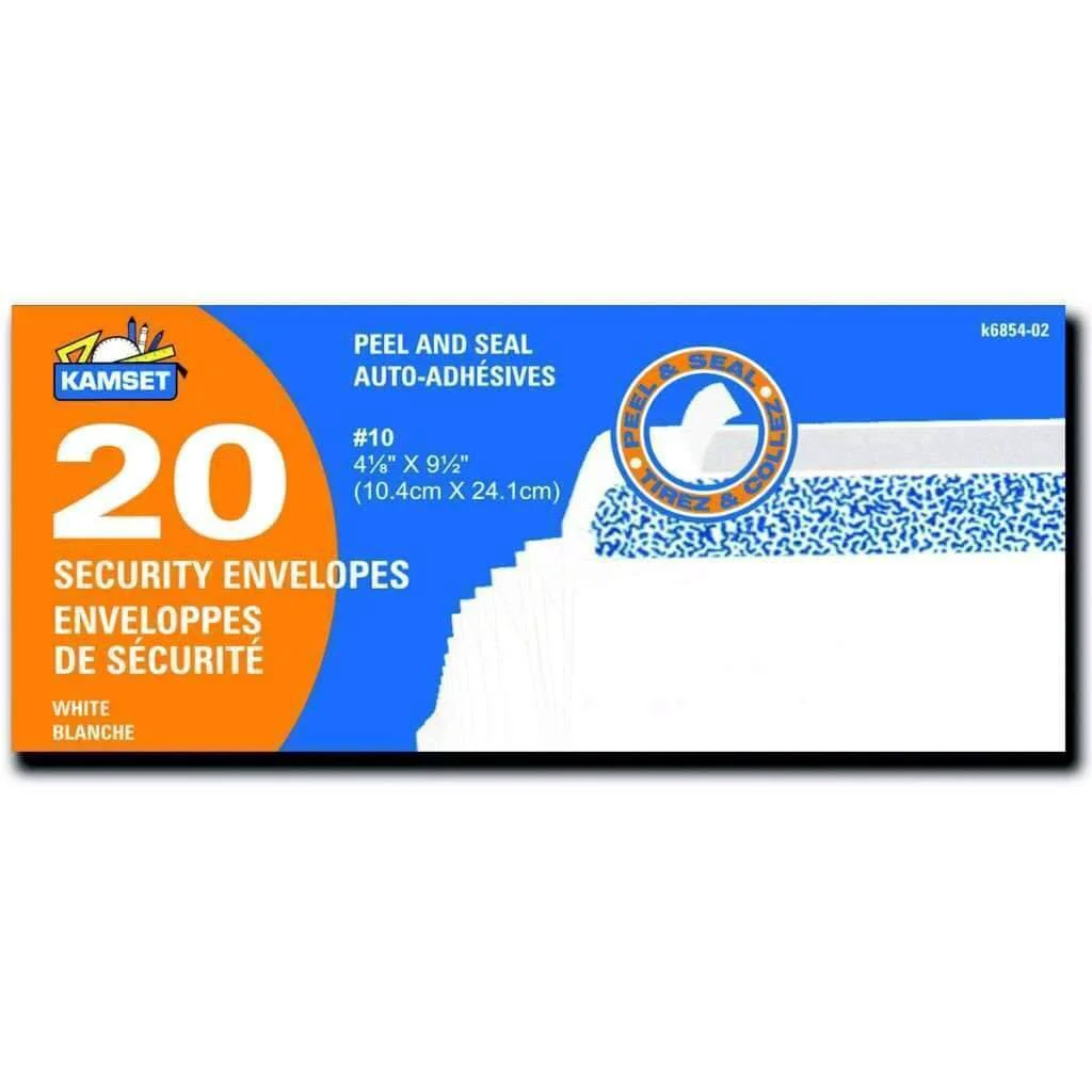 Secure Envelopes 10 Security – 20 Carefully Designed