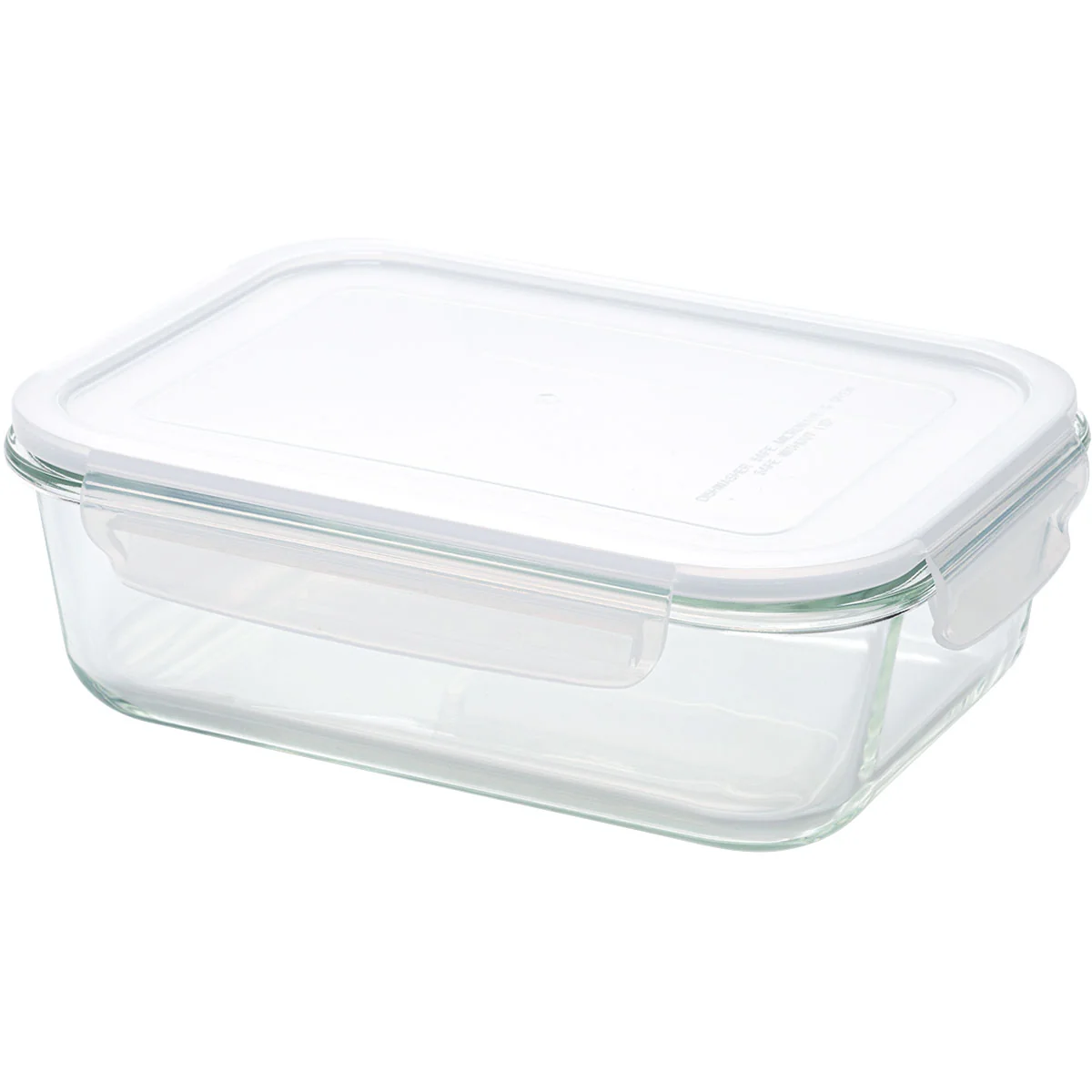 Enhanced HEAT RESISTANT GLASS STORAGE CONTAINER 1500ML RECTANGULAR Refined