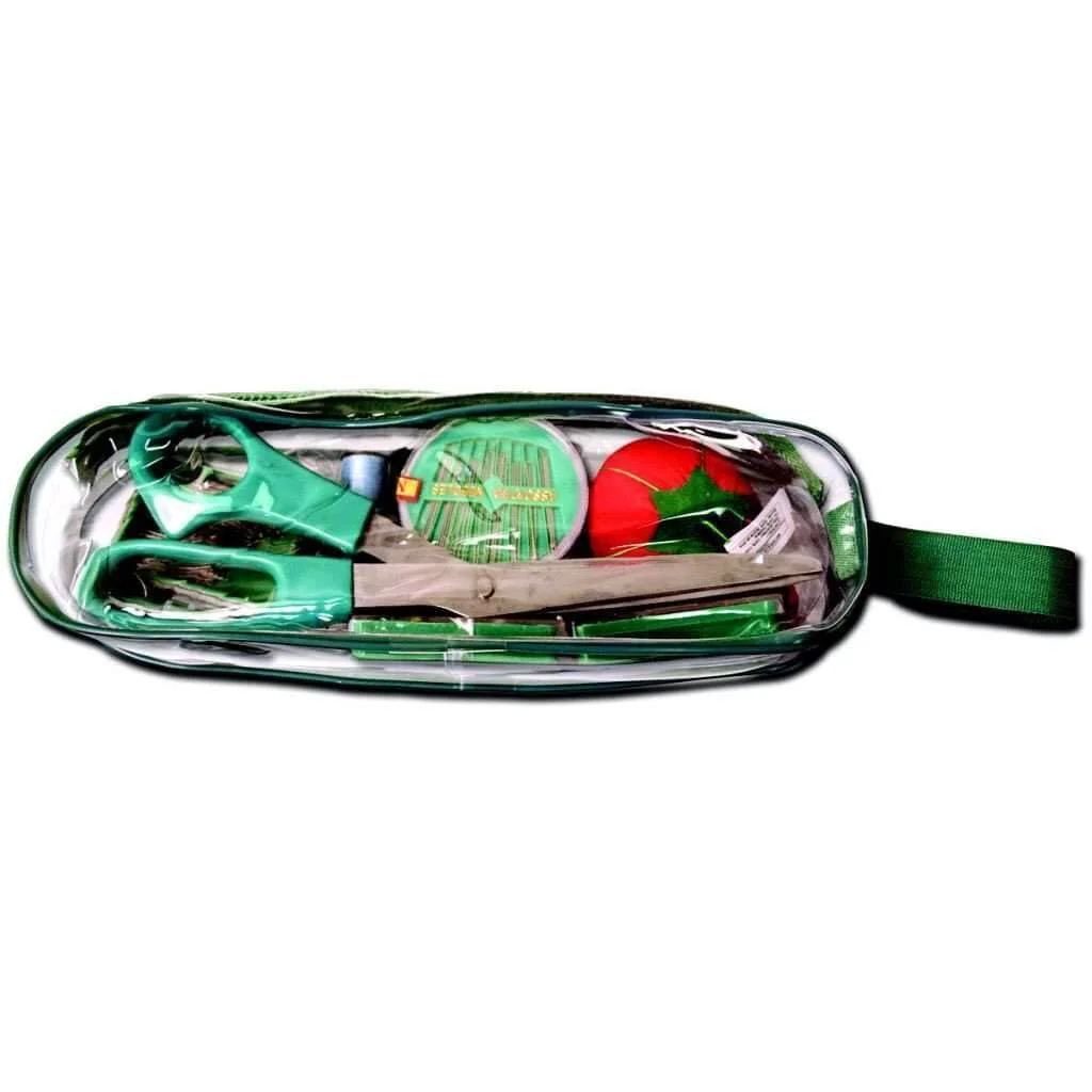 Solid Sewing Kit In Zipper Case Authentic