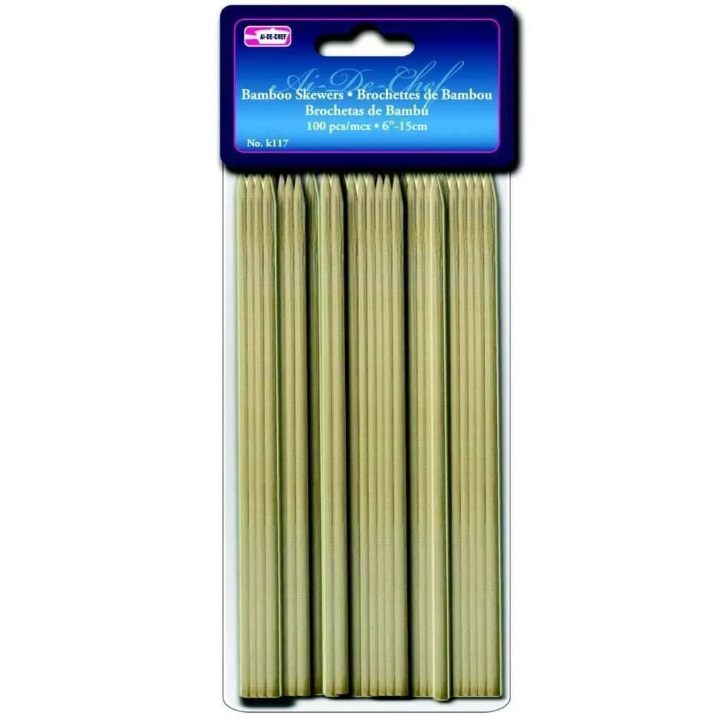 Advanced 100 Bamboo Skewers 6 User-Friendly