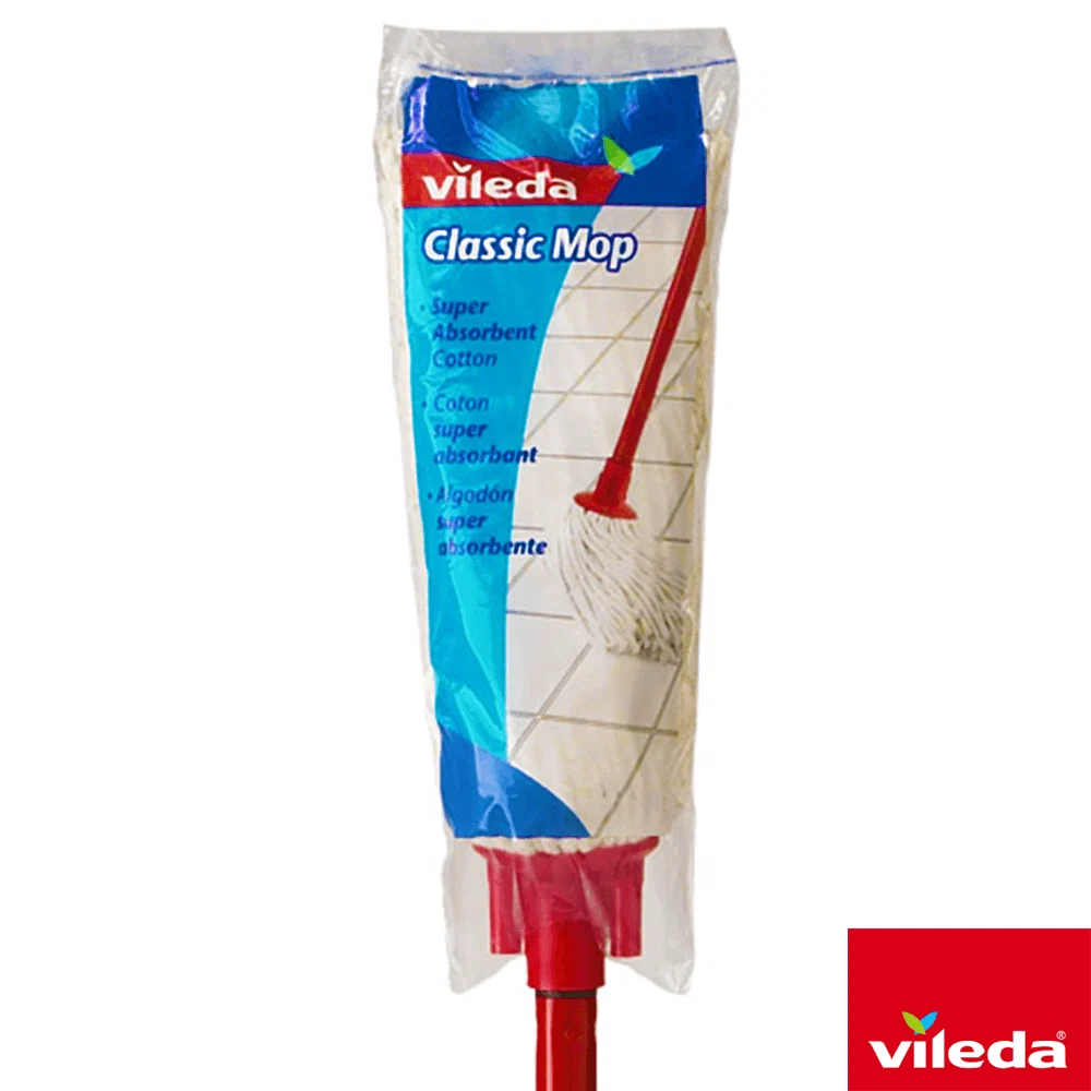 Genuine Vileda Classic Super Absorbent Cotton Mop Certified