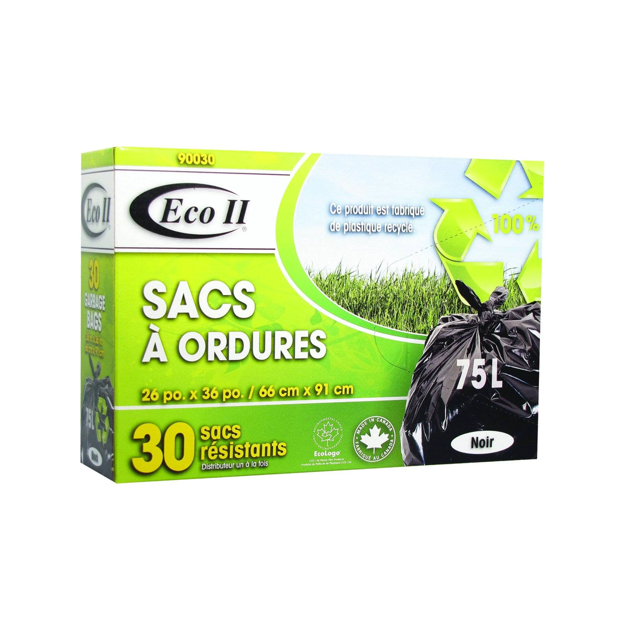 Unique Heavy-Duty Eco Garbage Bags – 30 Count 26 x 36 User-Friendly