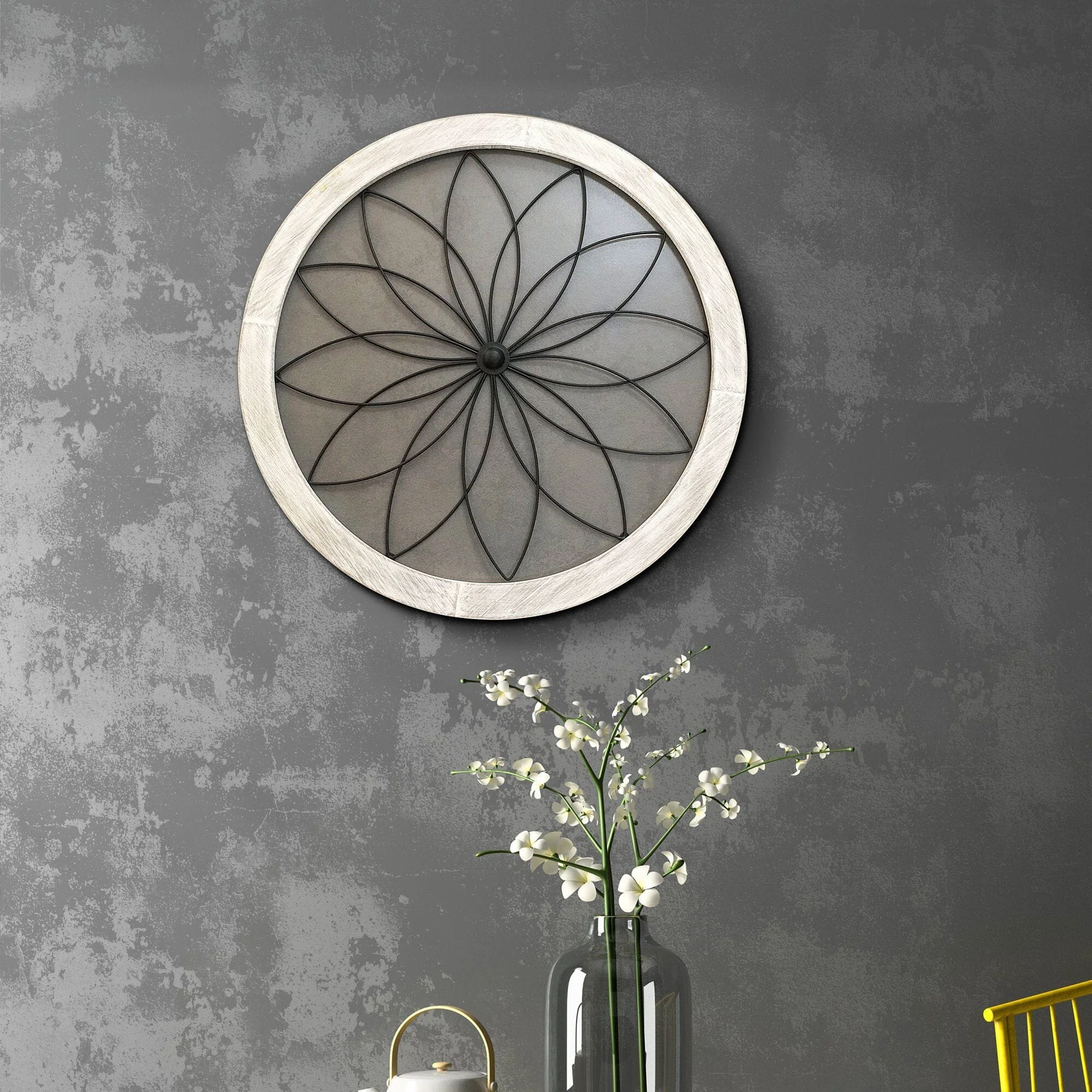 Exclusive Floral Metal Wall Decor Efficient