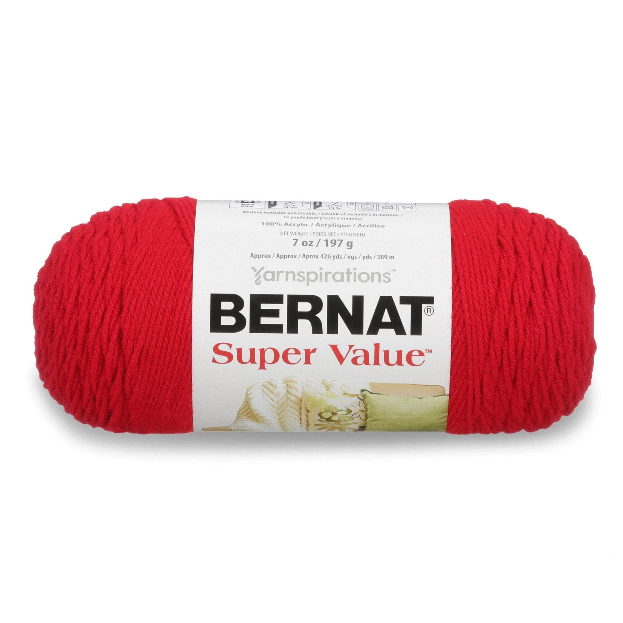 User-Friendly Bernat Super Value 3-197G Berry Functional