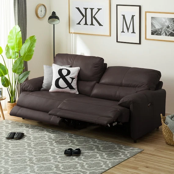Dependable 3P ELECTRIC SOFA JAFFA NV DBR Premium Material