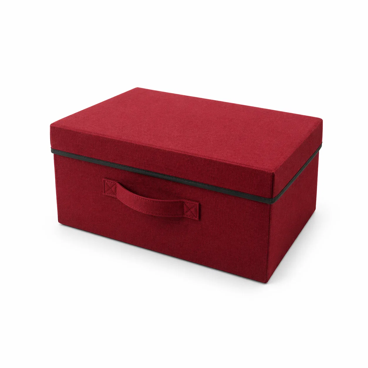 Green Foldable Ottoman Felt Fabric Functional
