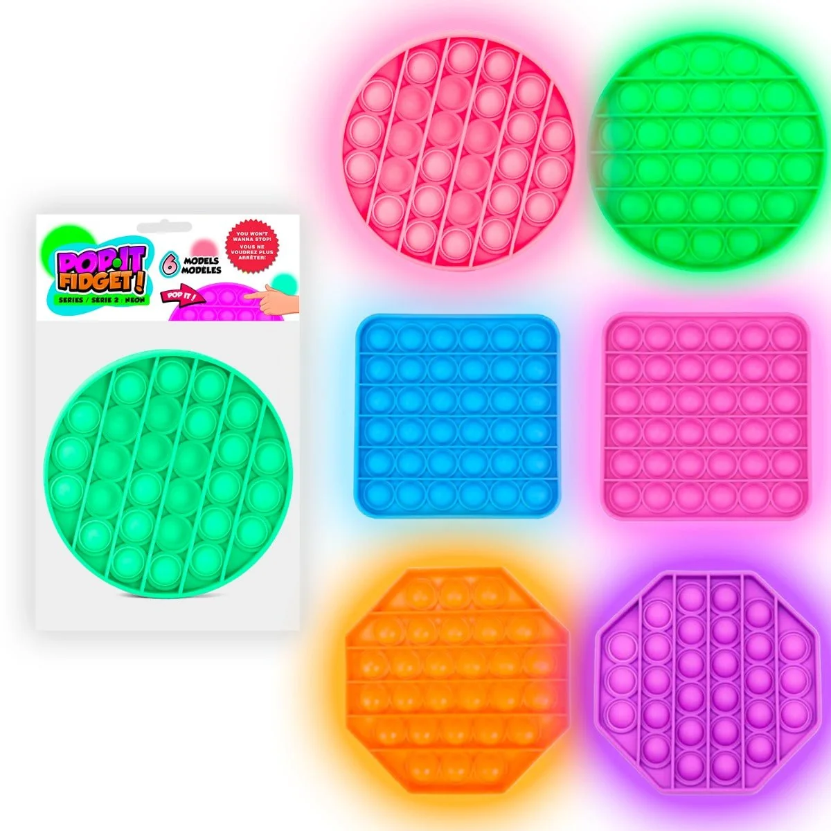 Genuine Pop It Fidget Serie 2 Neon Refined