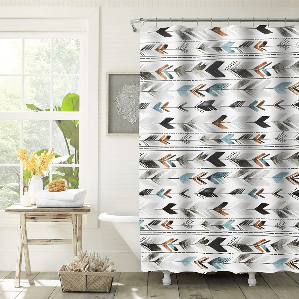 Easy-to-Use Claire Spring Shower Curtain High-Quality