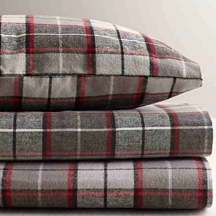 Versatile Flannel Fitted Sheet Printed Recyclable