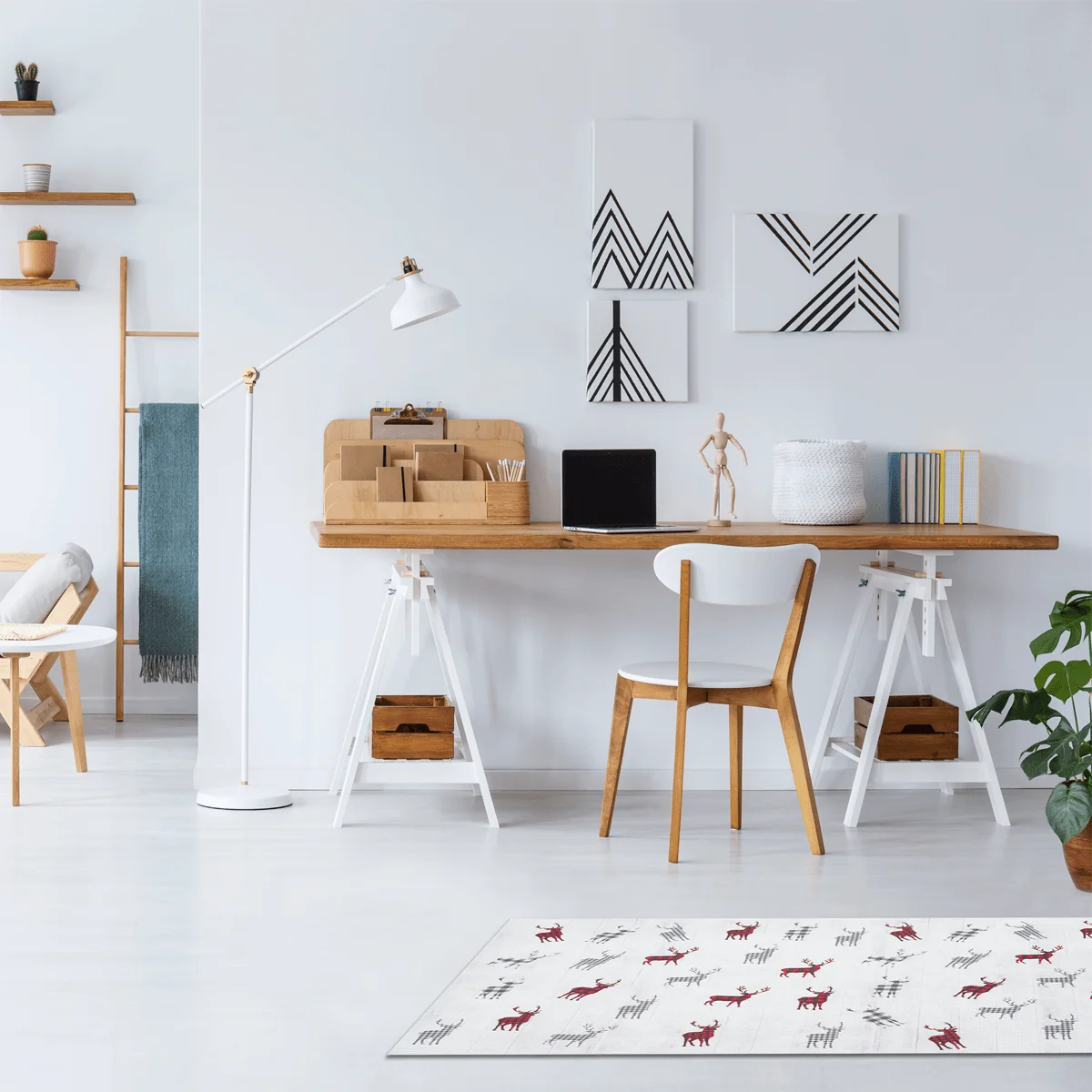 Sophisticated AVA – PVC Mat 50×80 cm Rustic Cabin Convenient
