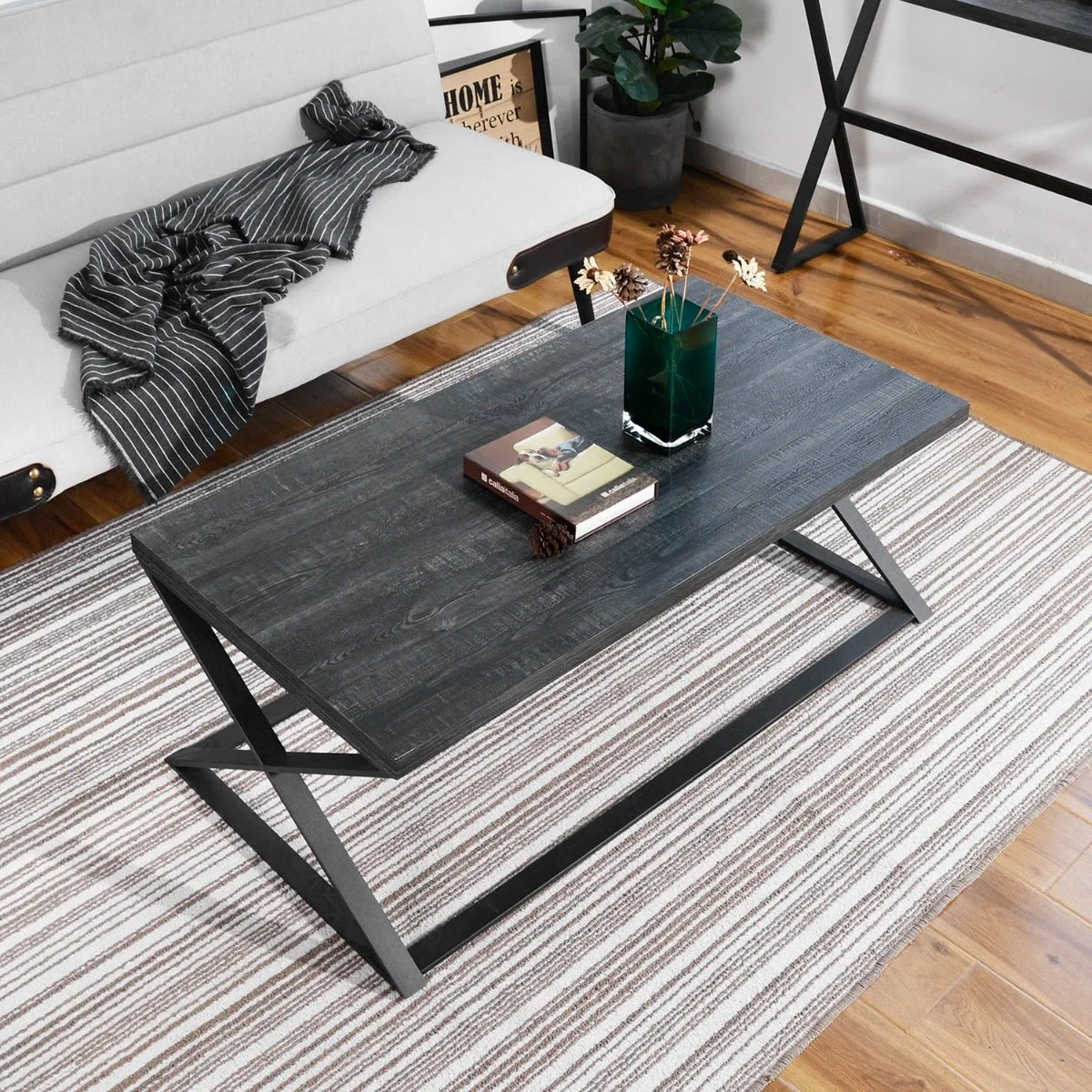 Fast Carvalho Black Wood Coffee Table 120 x 60 x 43 cm User-Friendly