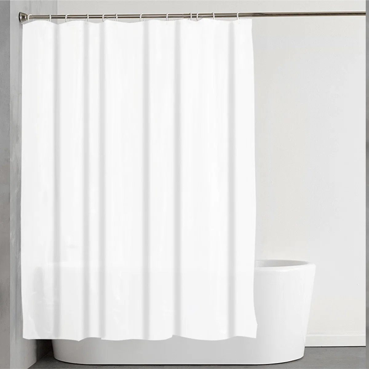 Smooth Peva – 3 Gauges Shower Curtain 70×72 Practical