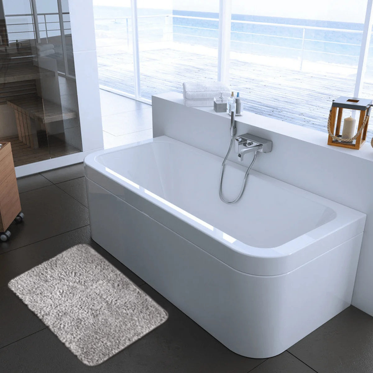 Functional Bath Mat 20×30 Plush Expertly Made