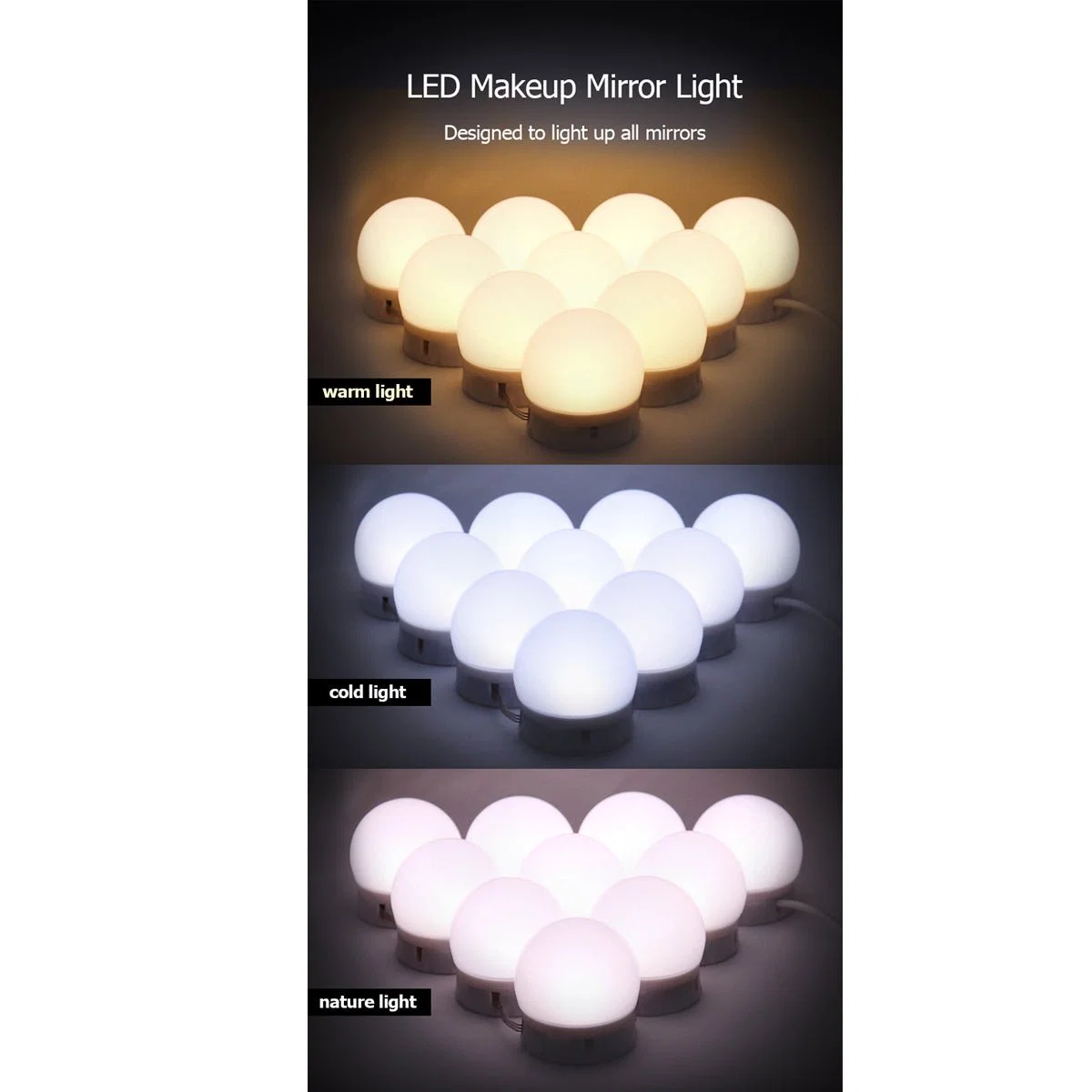 Consistent WATTSON – Mirror Light Light 10 Bulbs Premium Material