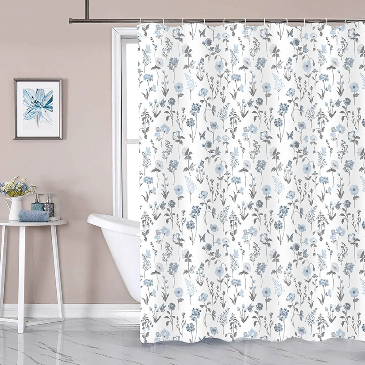Artisan Florance – Shower Curtain 70×72 Blue Durable
