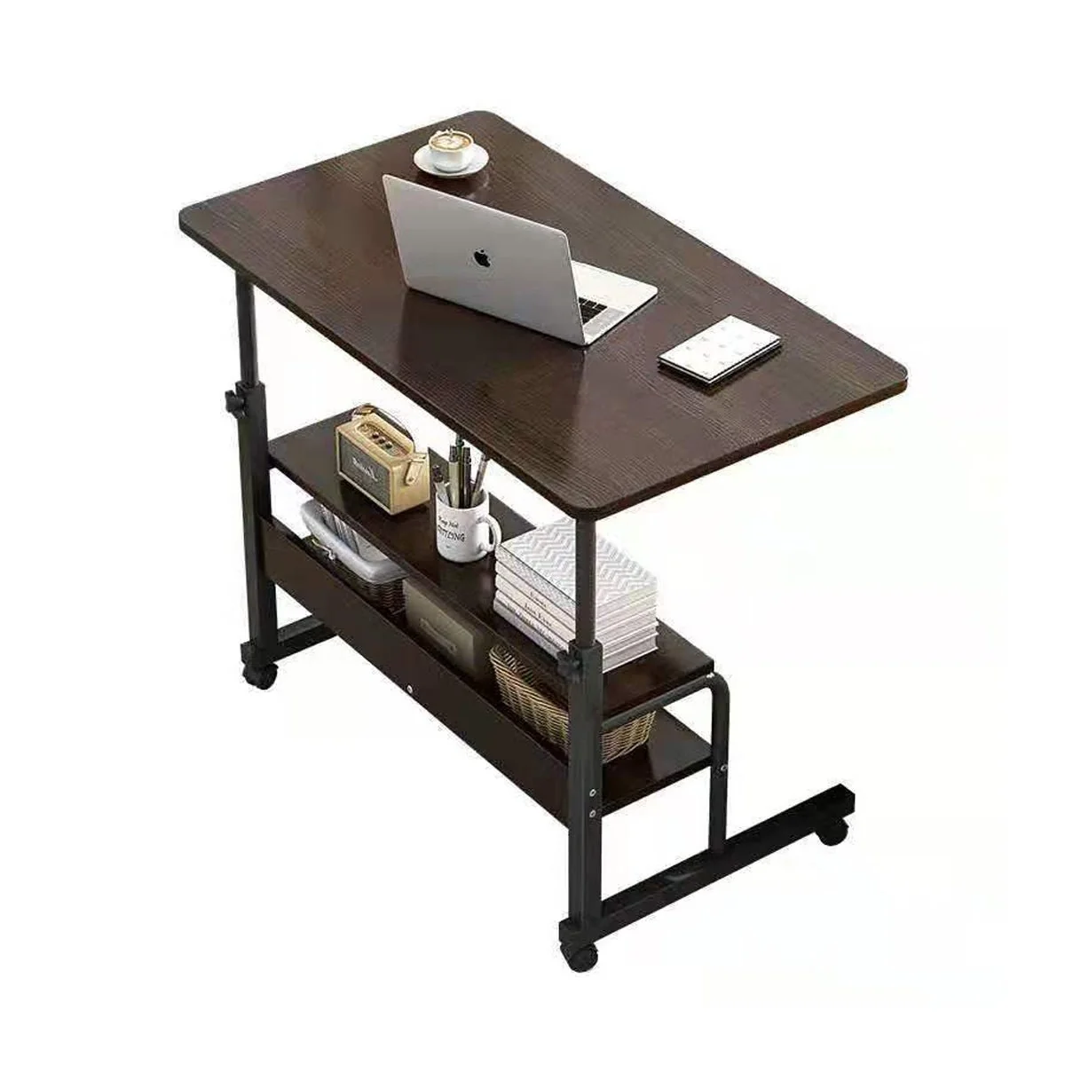 World-Class Laptop Table Height Adjustable With shelf Smooth