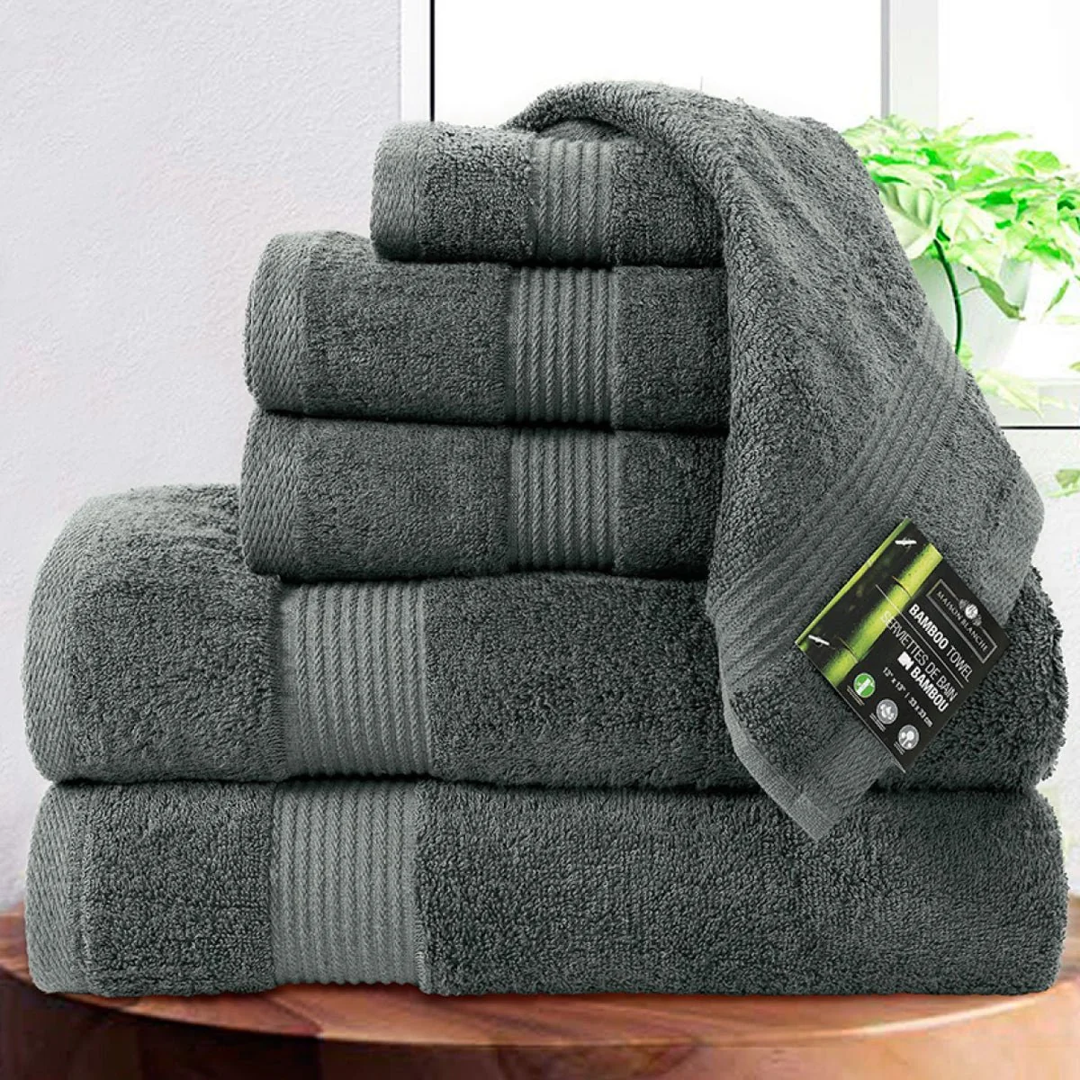 Authentic Bamboo 28×55 Bath Towel Safe