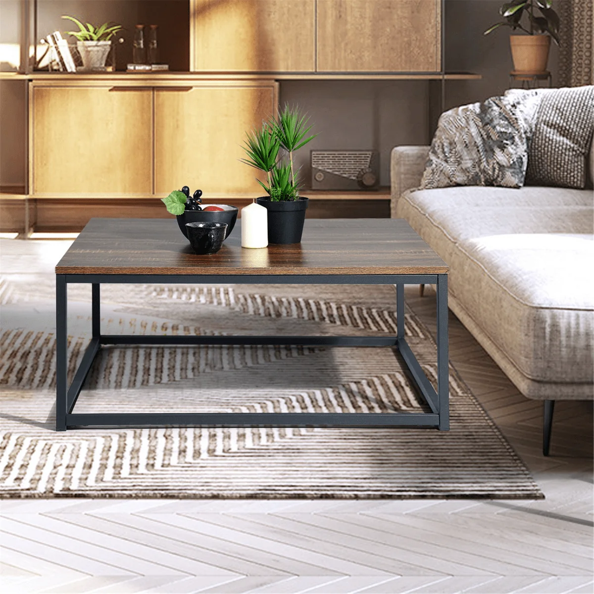 Traditional Facto Square Coffee Table Secure
