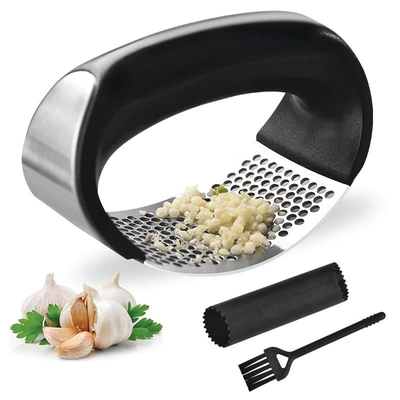 Easy-to-Use Stainless Steel Garlic Press Garlic Peel Outstanding