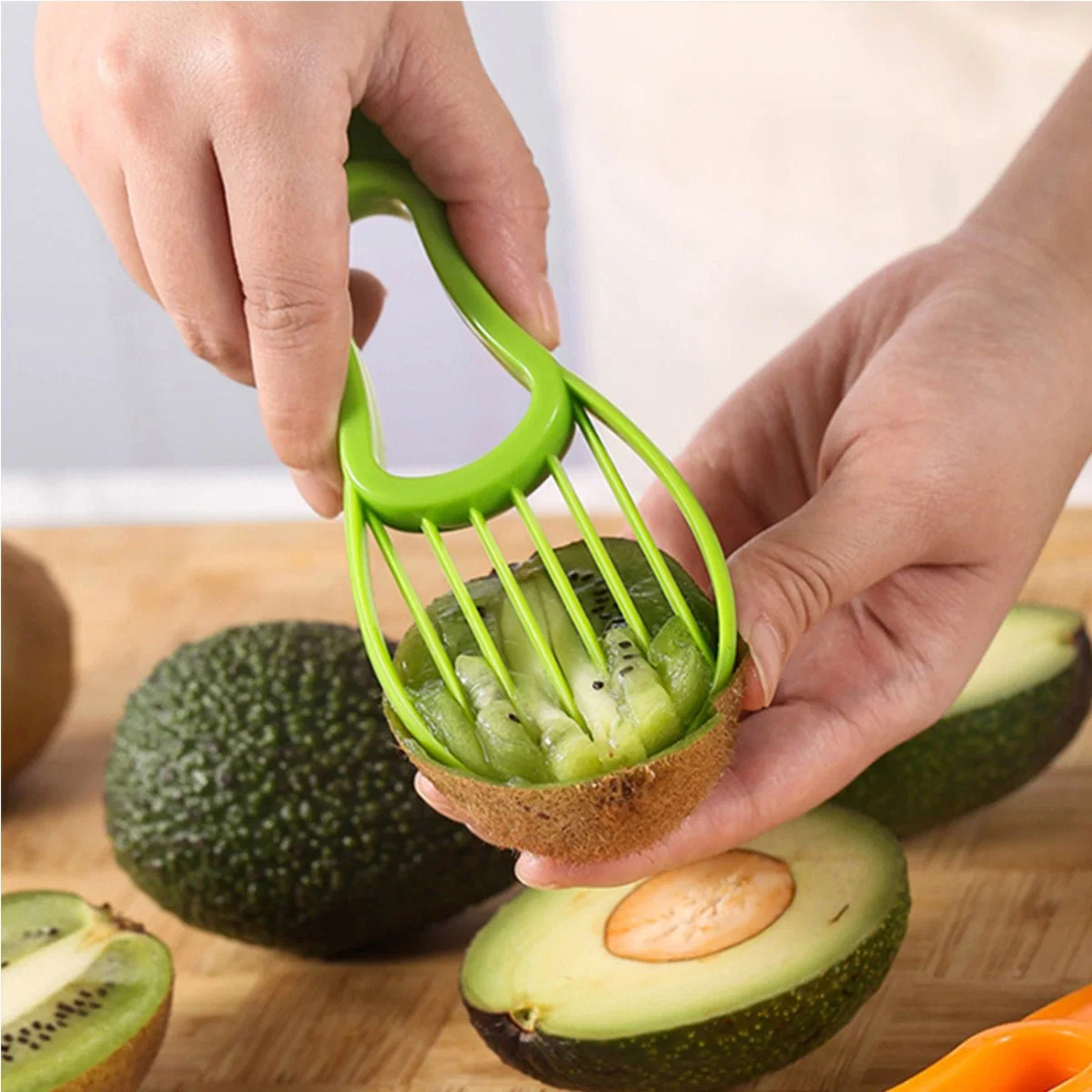 Long-Lasting Avocado Multi Function Tool Green Clean