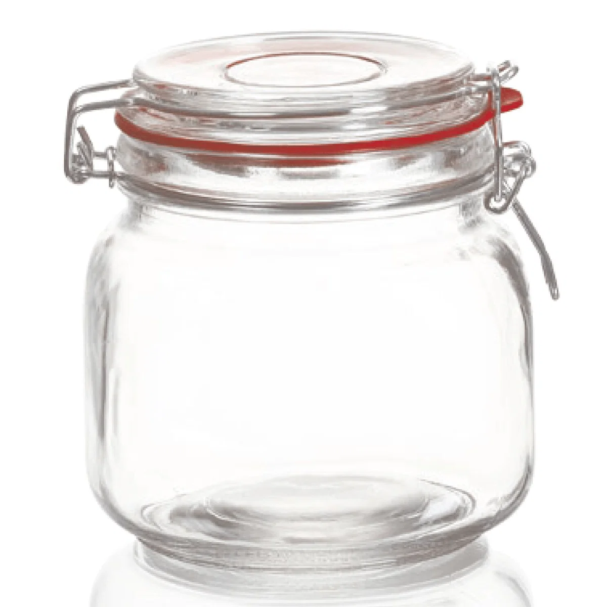 Green Glass Canister World-Class