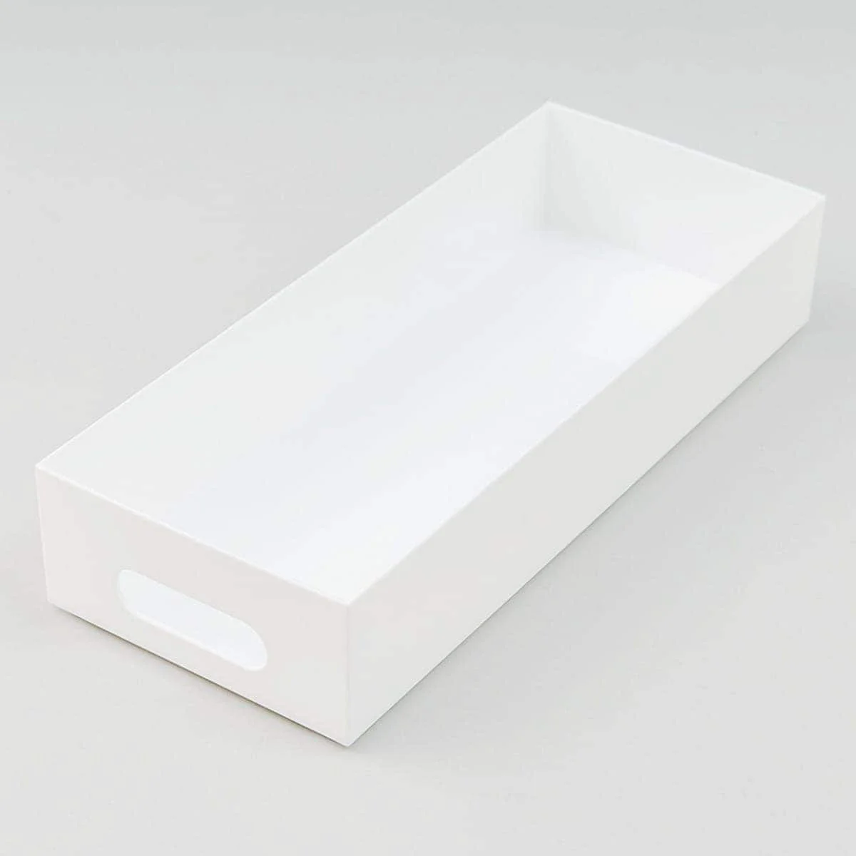 Fashionable STORAGE BOX CLANE LOW-SHALLOW WH Pure