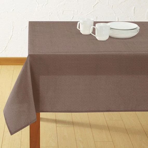 Efficient TABLECLOTH SOLID BR 130X220 QA03 Flexible