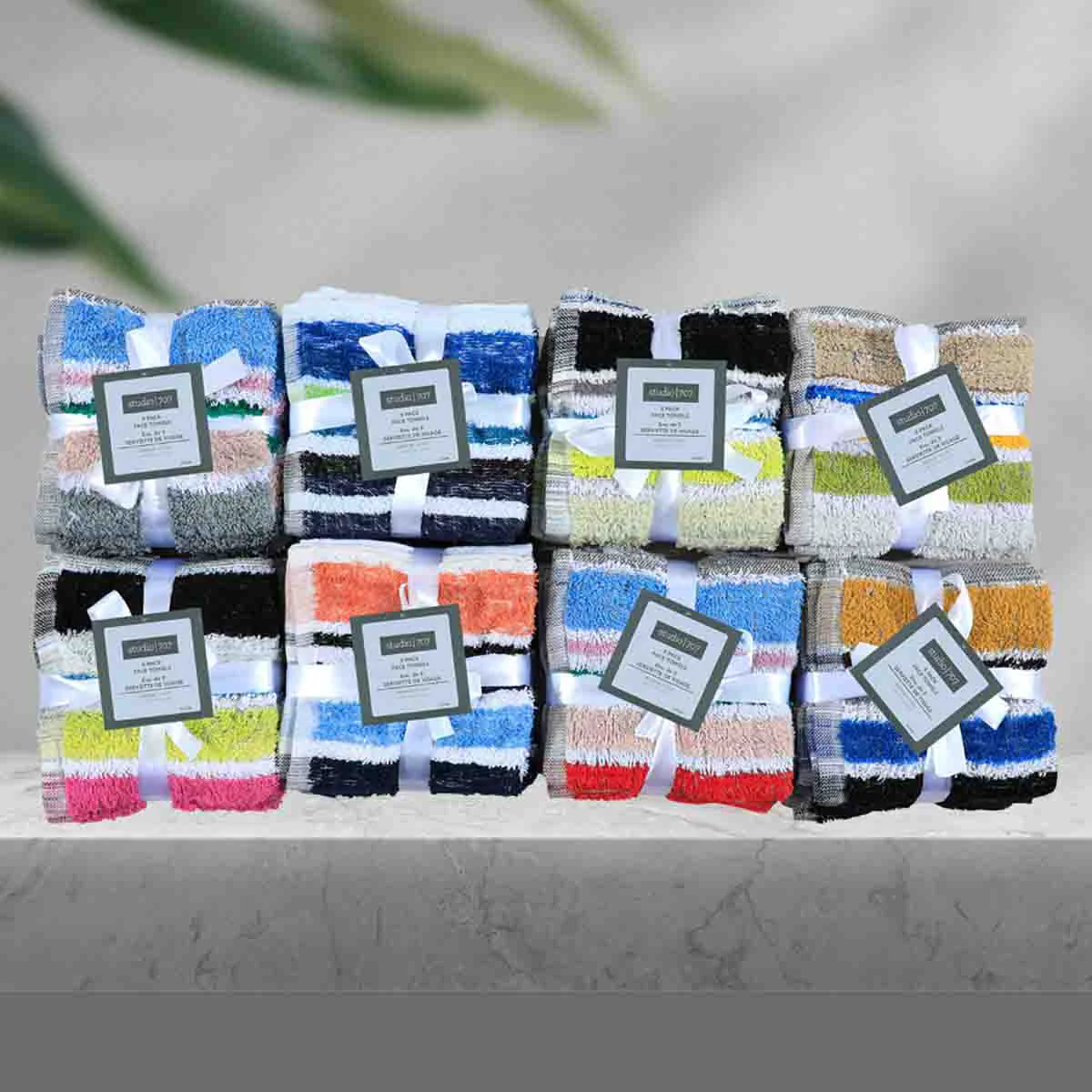 Carefully Designed Studio 707 – 5 Packs Face Towels Comfortable