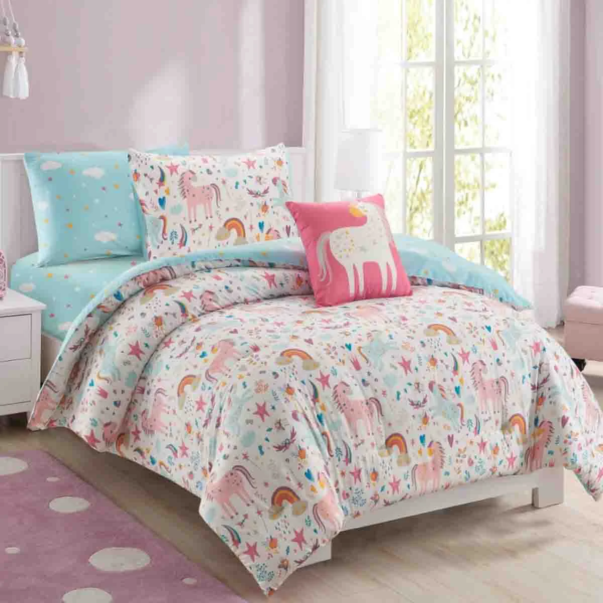 Green URSULA 4pcs Comforter Set Innovative
