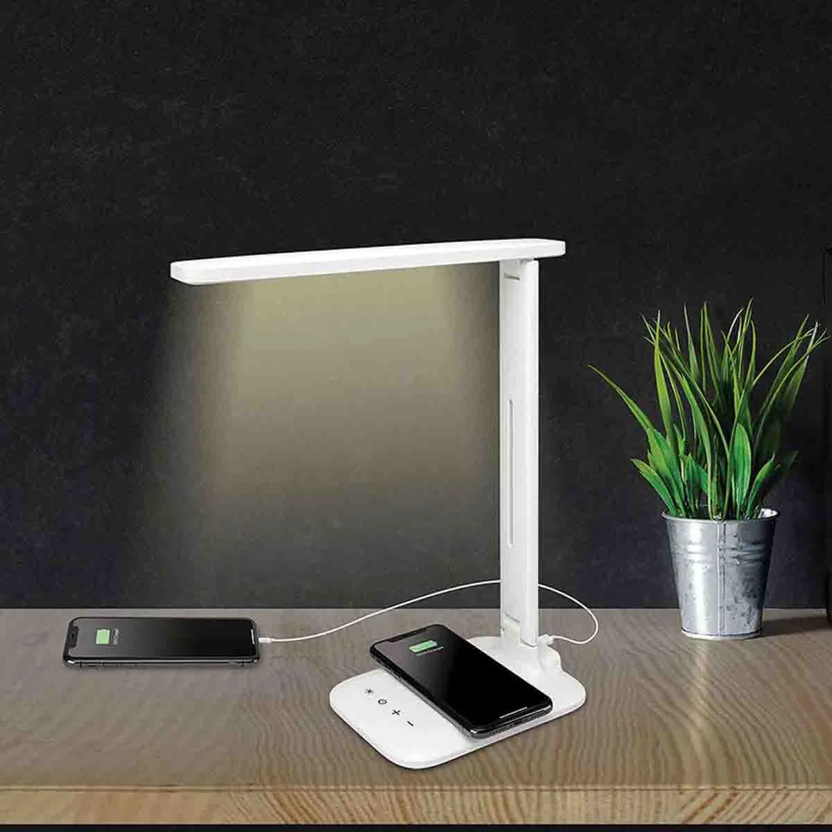 Advanced Usb Direct Led Light White With Wireless Phone Charger Reliable
