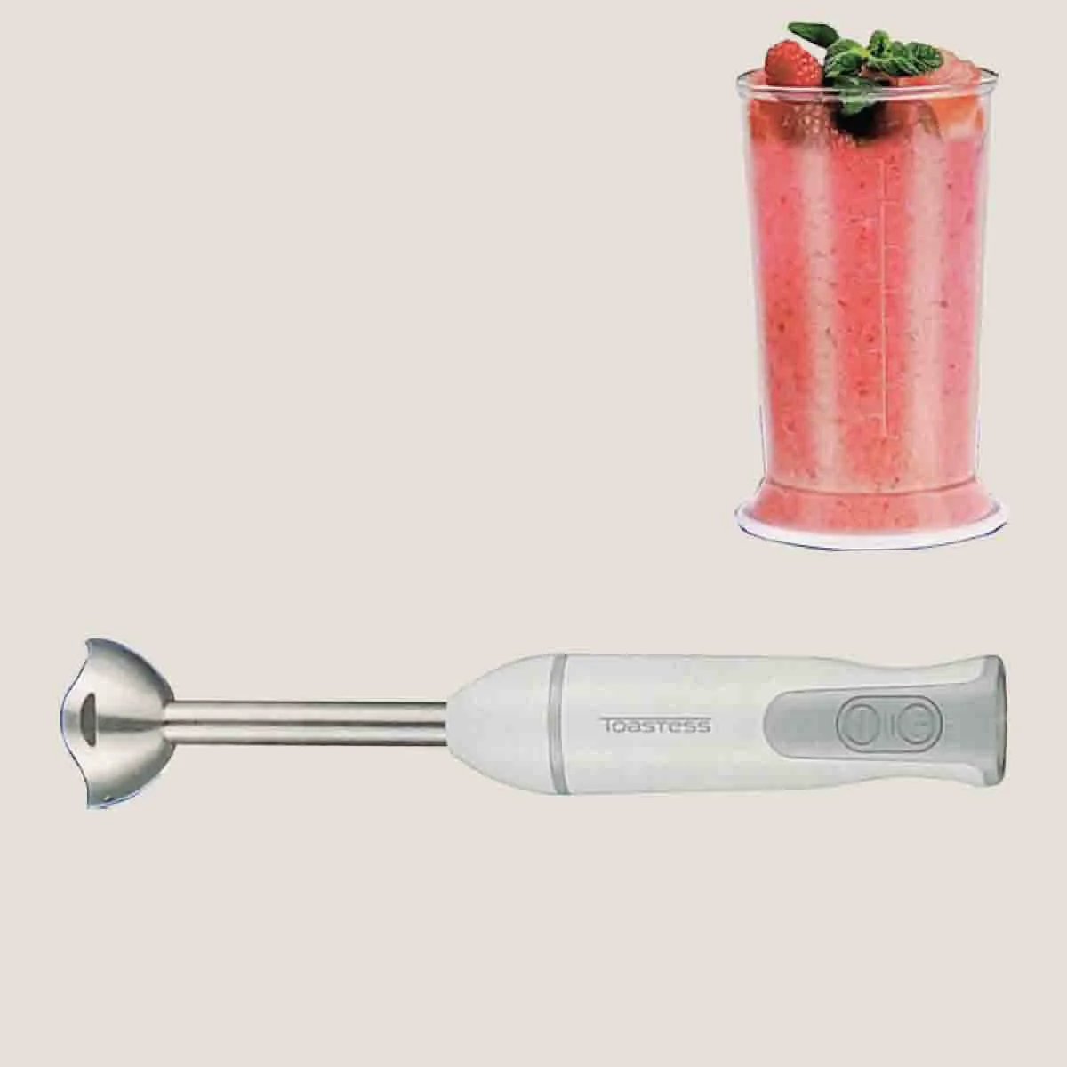 Fashionable Toastess Hand Blender With 700ml Beaker Breathable