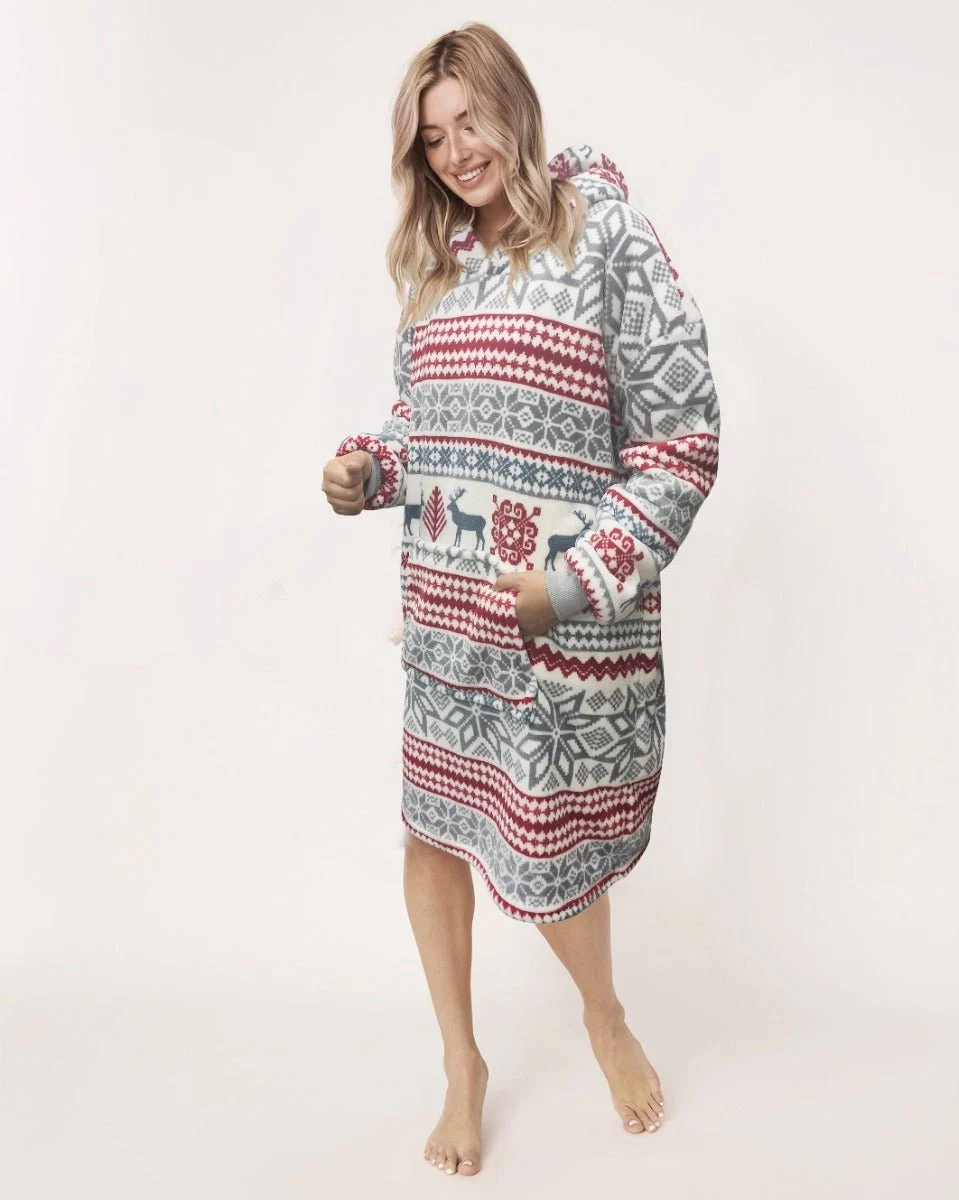 Luxury WINTER WONDERLAND Oversized Microfleece Hoodies Carefully Designed