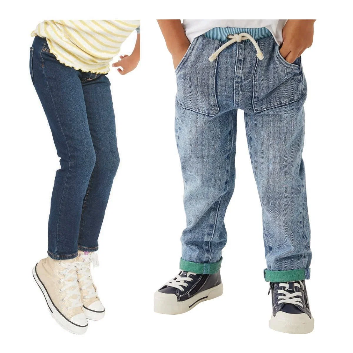 Eco-Friendly Girls Jeans High-Performance