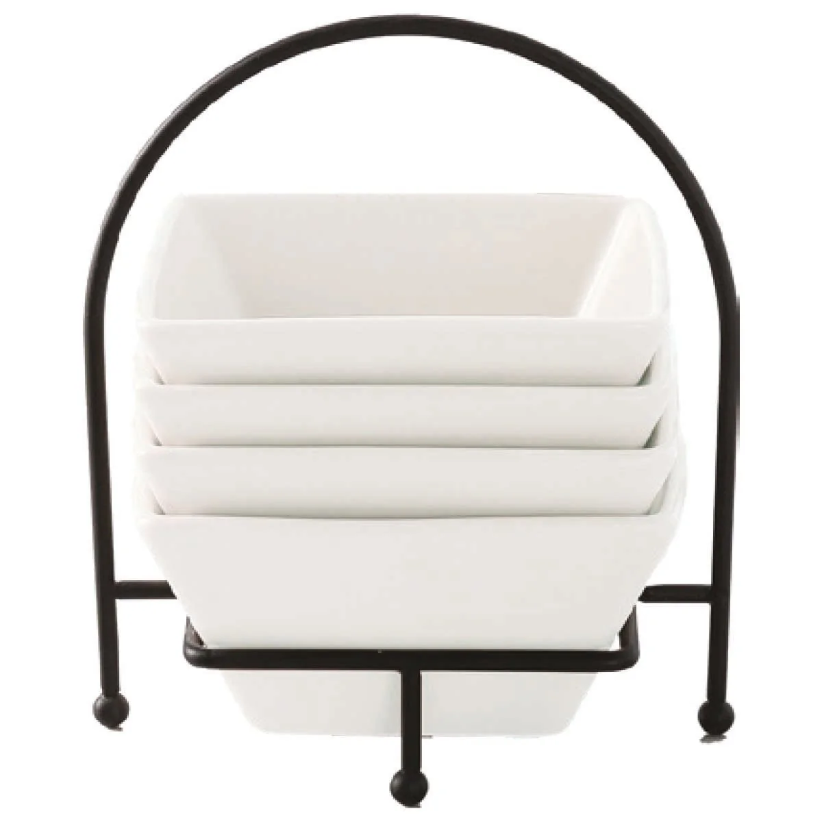Outstanding A La Cuisine – 4pcs 5 Stackable Square Bowl With Rack Fast