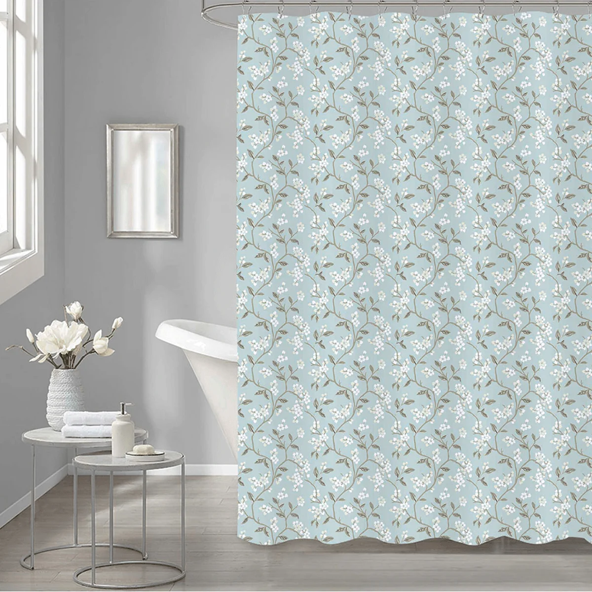 Fine Crafted LE SPA – LILY Shower Curtain Versatile