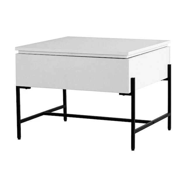 Traditional TABLE-TOP LIFTING CENTER TABLE AW26 6060 WH Easy-to-Use