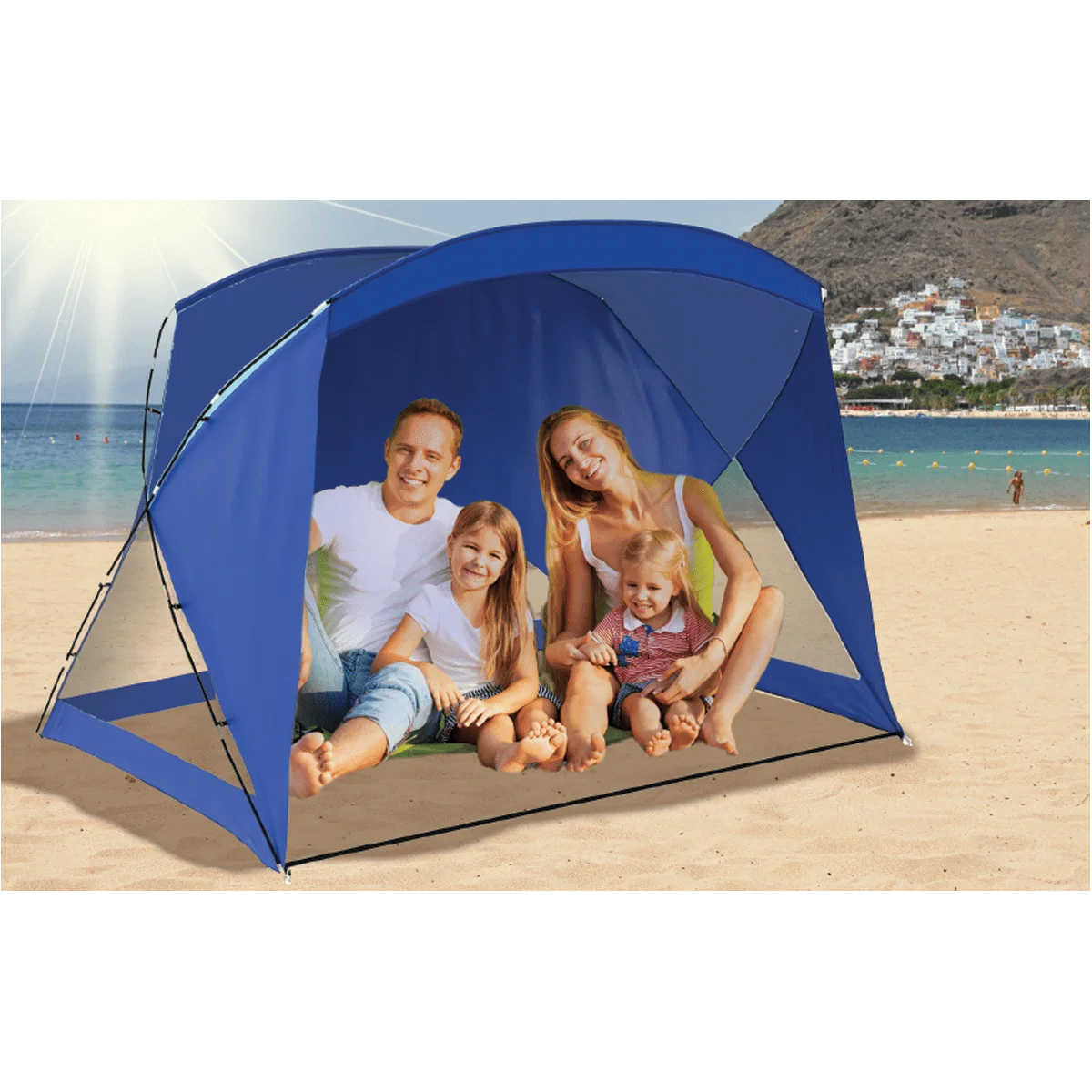 Outstanding Beach Tent Sun Shelter for 2-4 Person 9 x6 Elegant