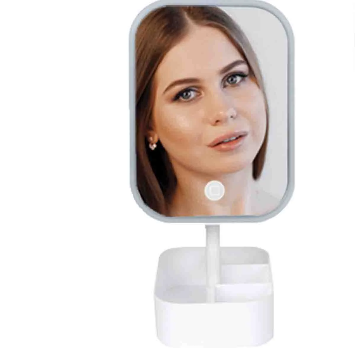 Carefully Designed White Usb Makeup Mirror With Led Light Trendy
