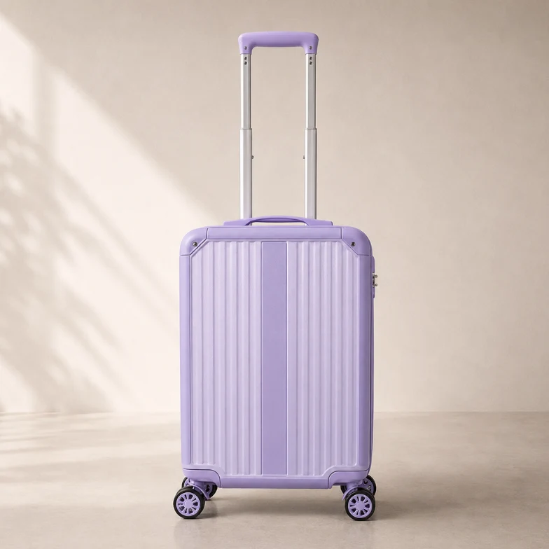 Casual Voyagequest – Abs Luggage With 4 Wheels And 2 Handles blue Recyclable