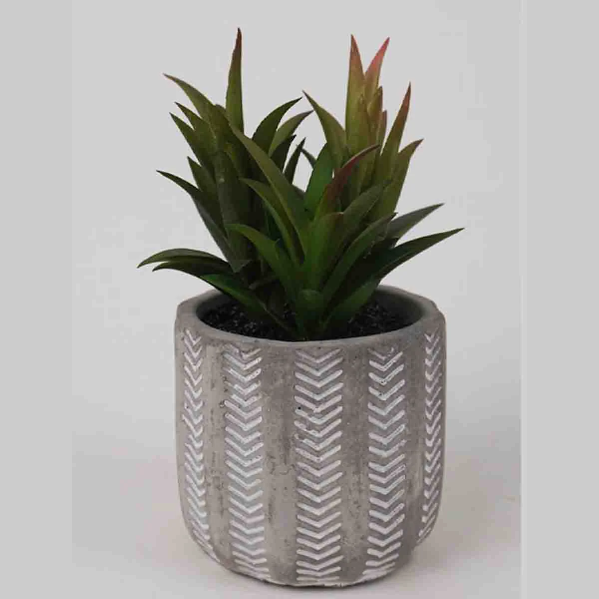 Dependable Lauren Taylor – Artificial Succulents in Grey Cement Pots 7 Reliable