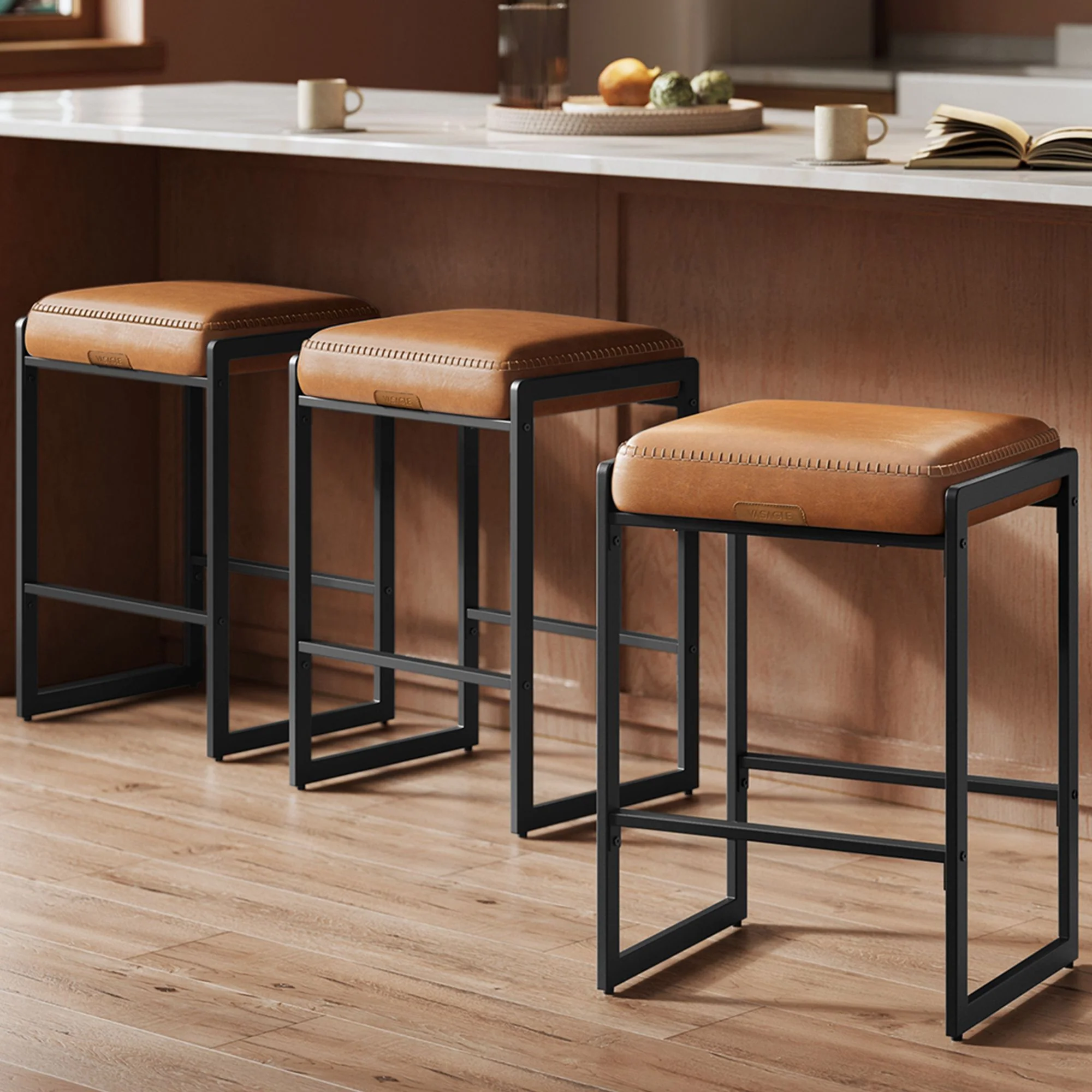 Top-Quality VASAGLE EKHO Collection Bar Stools Set of 3 Crafted